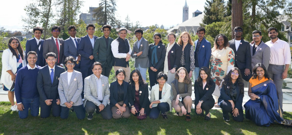 Indian high school students from The Purpose Academy visited UC Berkeley to pitch their social impact projects